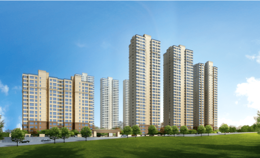 a地块安置房效果图