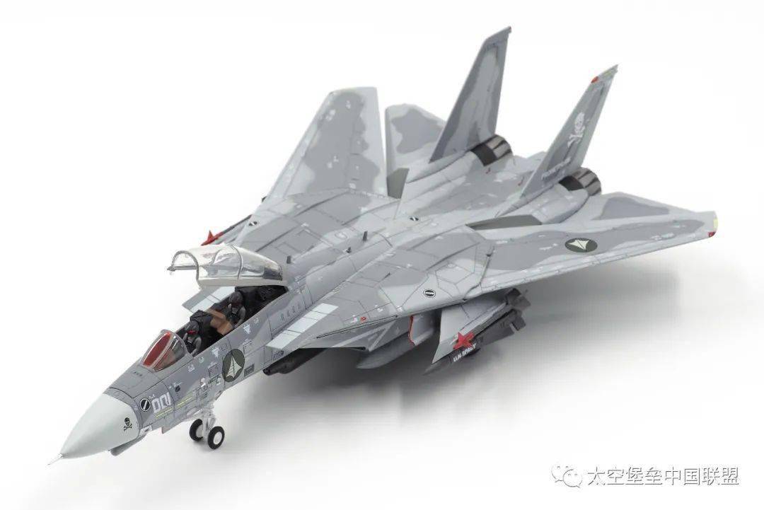 神秘战机即将登场新星重工的f14s改黑白迷彩骷髅一号