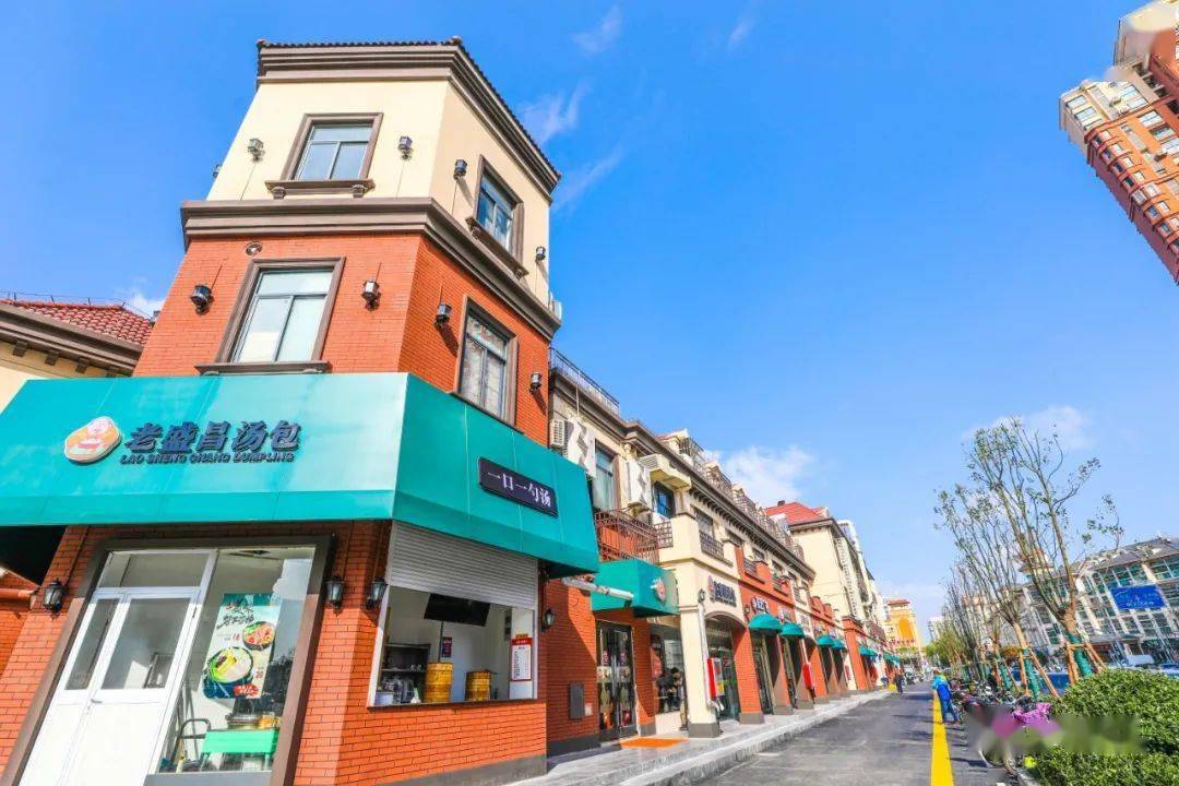 环境颜值整体提升松江这条美食街更美了