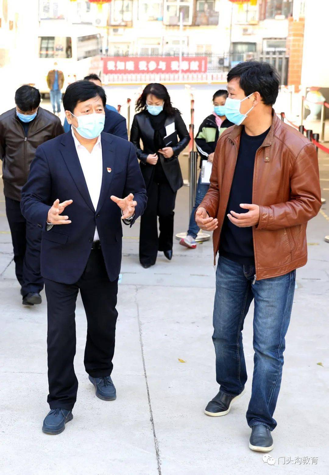 实地检查大峪二小11月6日,门头沟区委副书记区长付兆庚,区委常委副