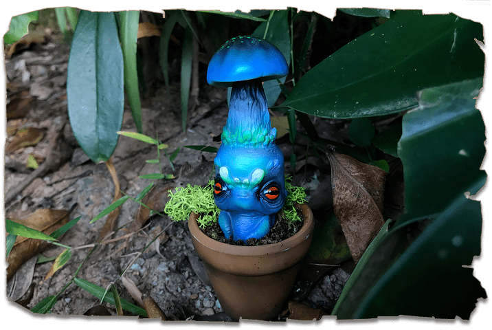 创意这是成了精的蘑菇吧