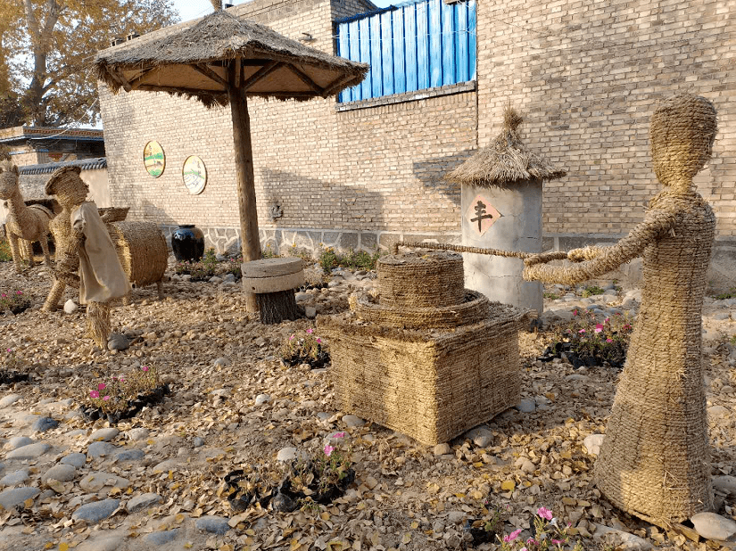 靖远瓜园村黄河岸边桃花源生态旅游产业兴