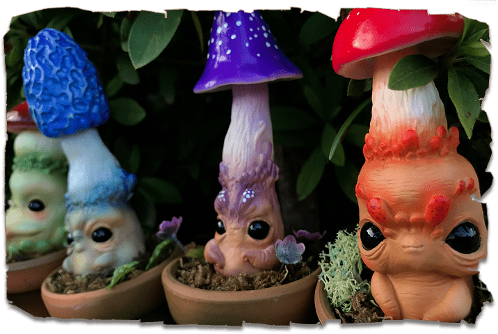 创意这是成了精的蘑菇吧