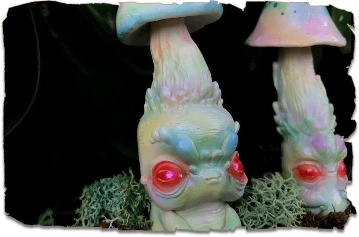 创意这是成了精的蘑菇吧