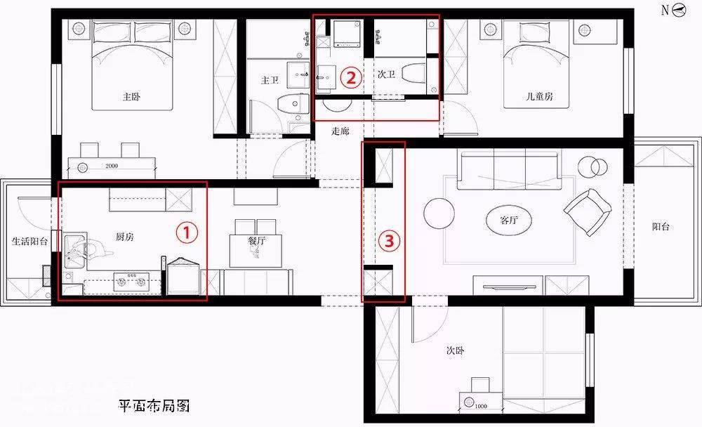 cad矮柜平面图画法图片