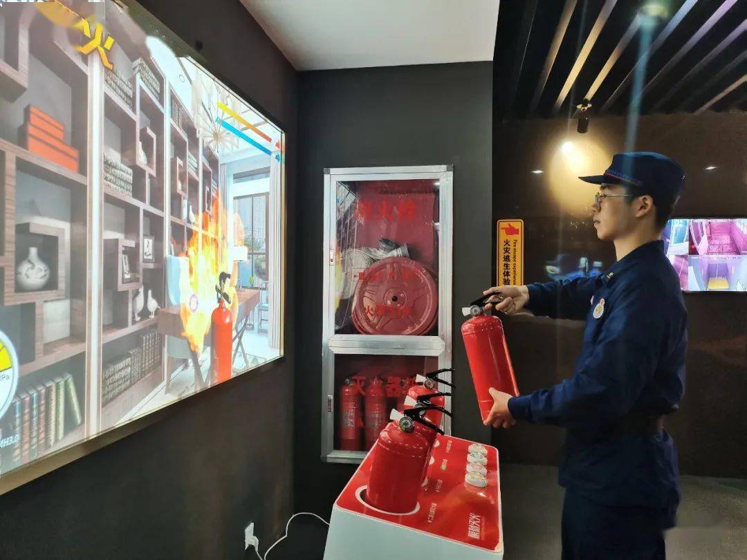 仿真模拟灭火体验vr技术排查消防隐患这个消防体验馆亮点满满