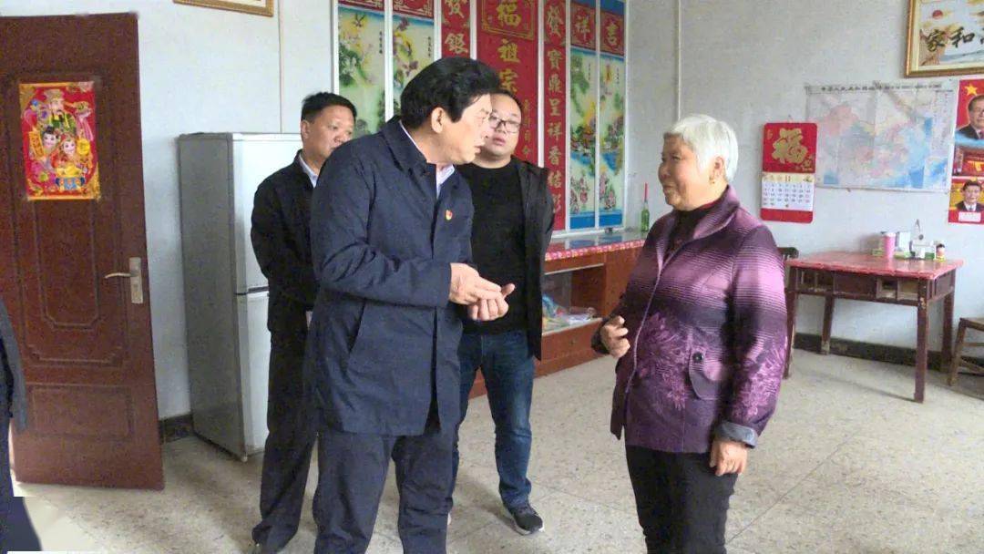 谢天学到我县调研脱贫攻坚工作