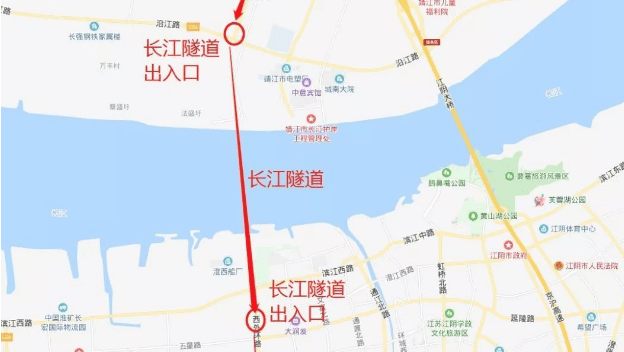 的泰州长江大桥系继江阴长江大桥江阴第二过江通道布局规划图全长约