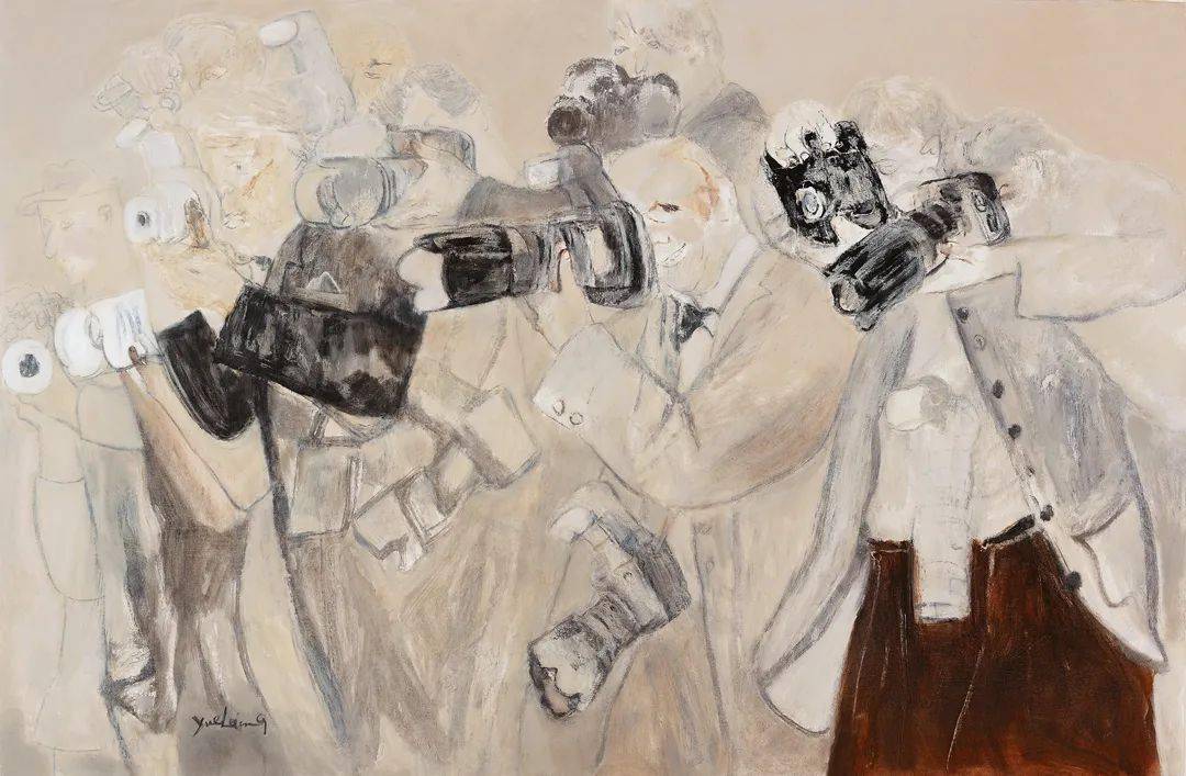 亚洲美术馆脉中国当代绘画展岳雷