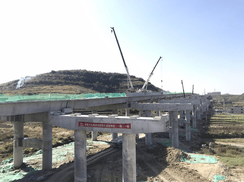 离年底通车又进一步!宾阳大道延伸段一期完成总体进度80%