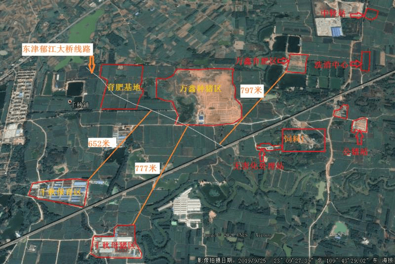 贵港市城区项目建设地址:东津郁江大桥(一桥)工程.