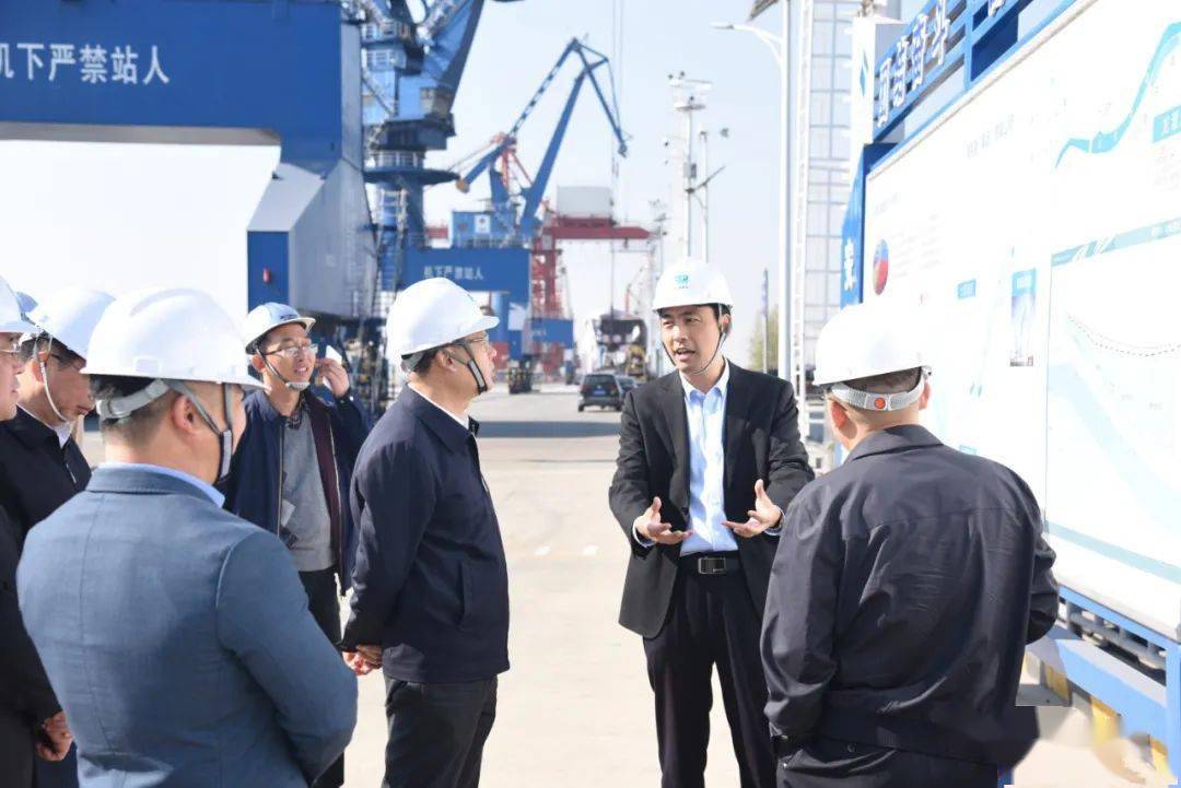 【港情速递】浦口区区长曹海连一行赴公司视察