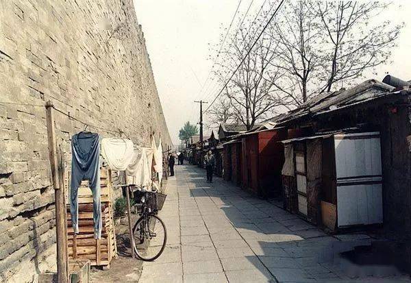 路北半截胡同北京火车站104路无轨公交总站菜市口地区鸟瞰菜市口