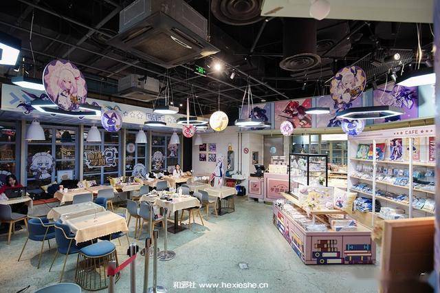 二次元手游经典《崩坏学园2》主题餐厅「学园咖啡馆」探店套图