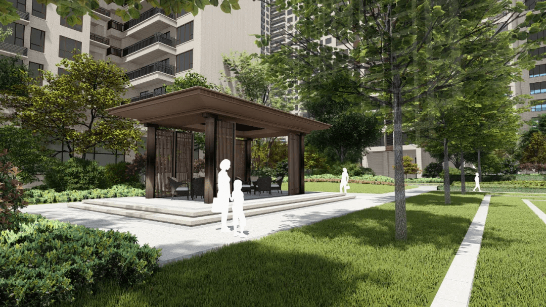 风筝 野餐 打滚嬉戏1000﹐下沉式阳光大草坪效果图效果图乐海通·衡州