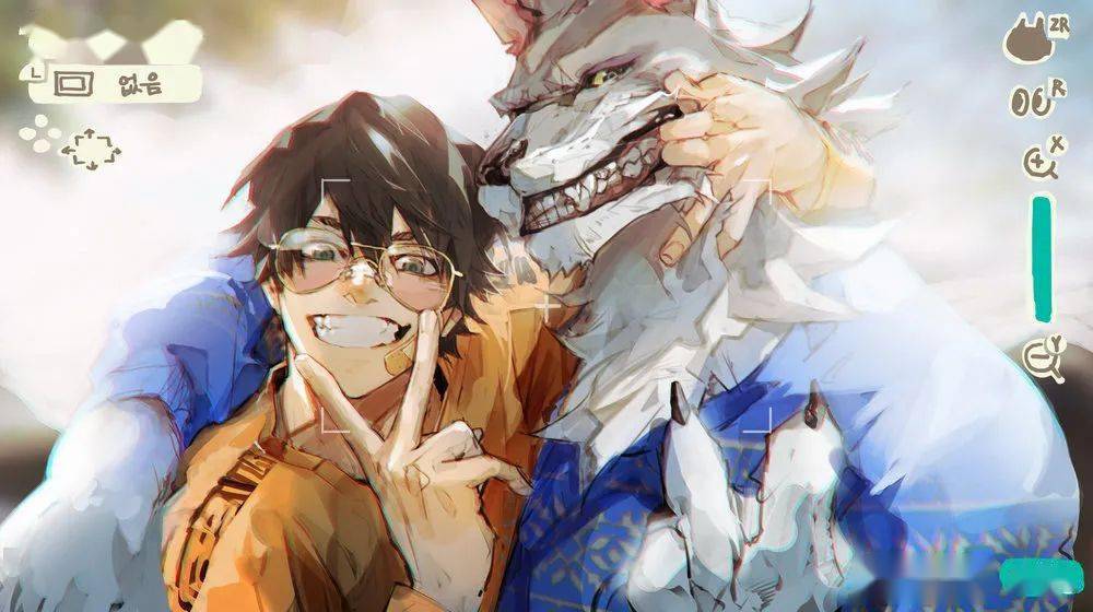 色彩明快刻画精细古韵与次元完美结合沉迷美男子的韩国画师haban