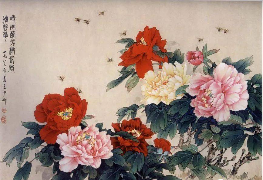 "早知不入时人眼,多买胭脂画牡丹"_王少卿