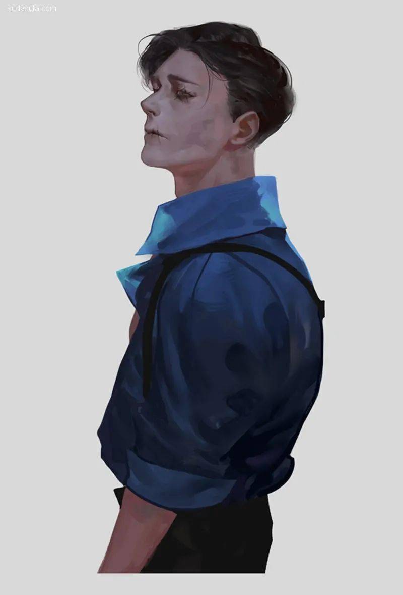 独特的眼睛处理手法带来神秘的贵族感韩国画师allepage