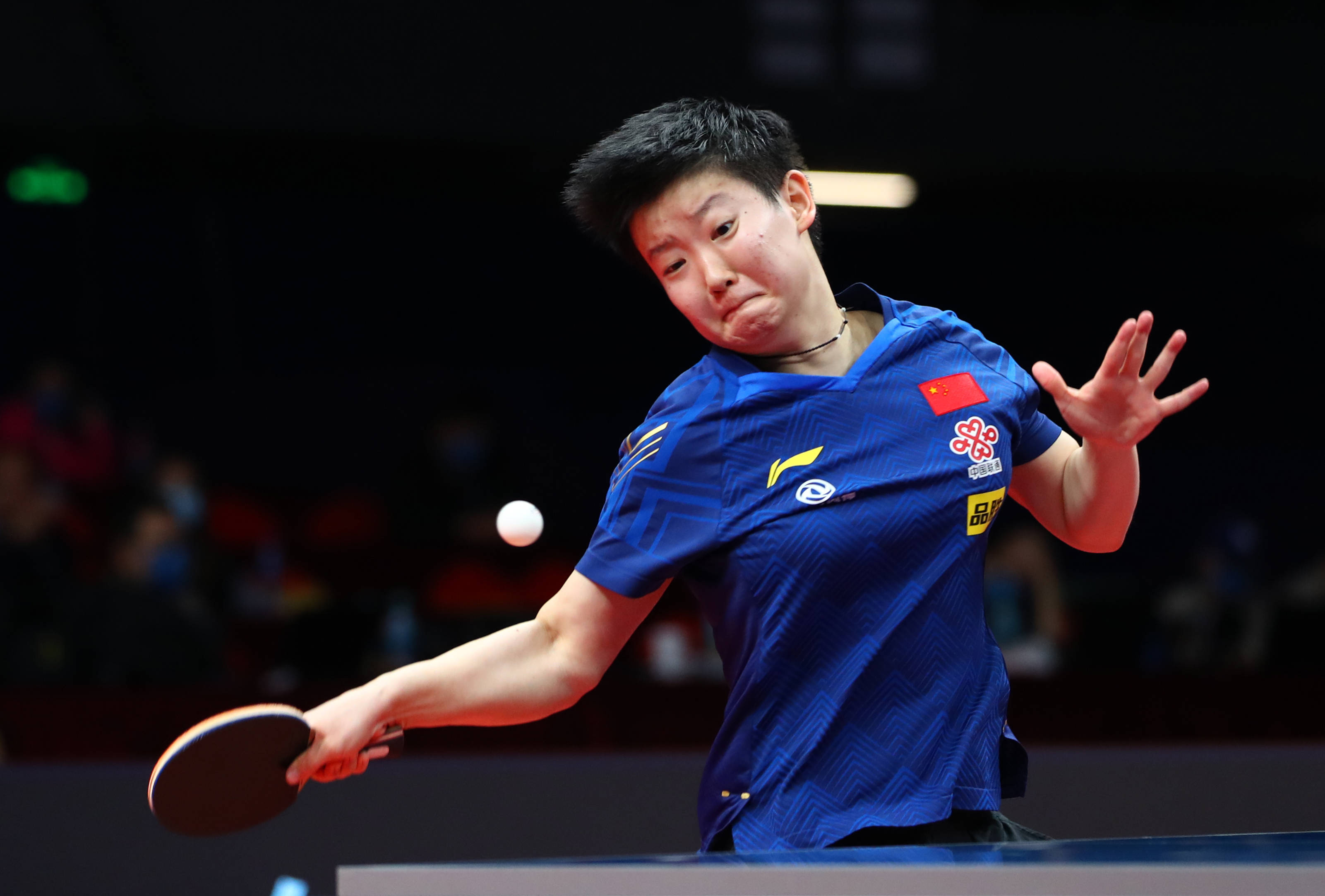 乒乓球——国际乒联总决赛:孙颖莎晋级四强