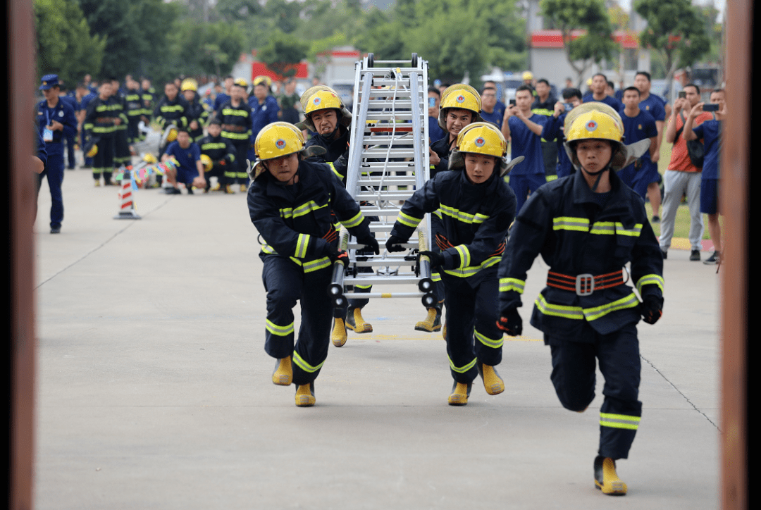 厉害了九江专职消防队夺全市消防比武总冠军