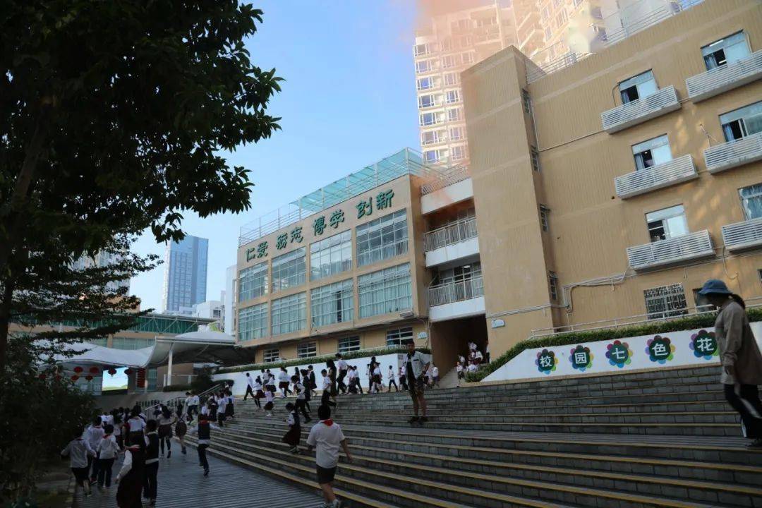 关注消防生命至上北师大南山附属学校小学部举行消防逃生演习暨安全