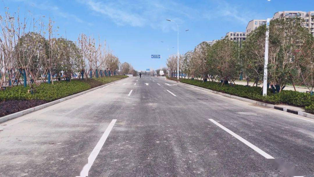 青浦大道一路段提前完工