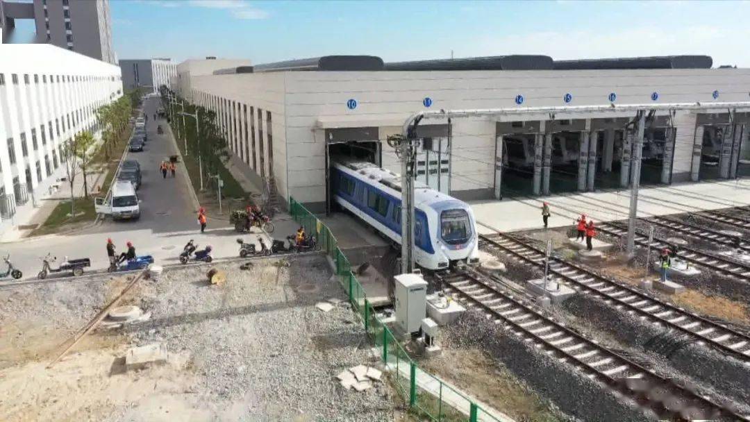 28分钟到地铁站杭州到海宁的城际铁路试车成功