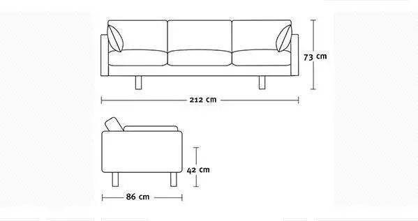 沙发平面图 简易图片