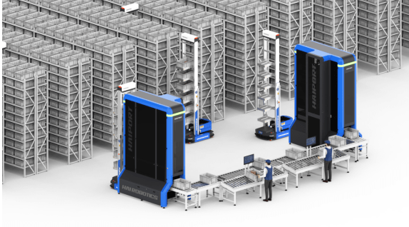 创新世界首创haiport自动装卸机,实现900箱/每小时出入库效率_机器人
