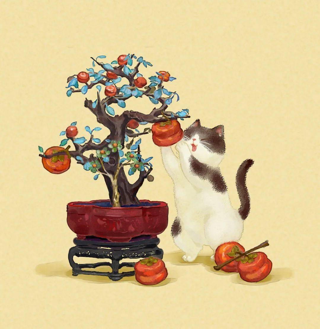 祝冬安,愿"柿柿如意"!