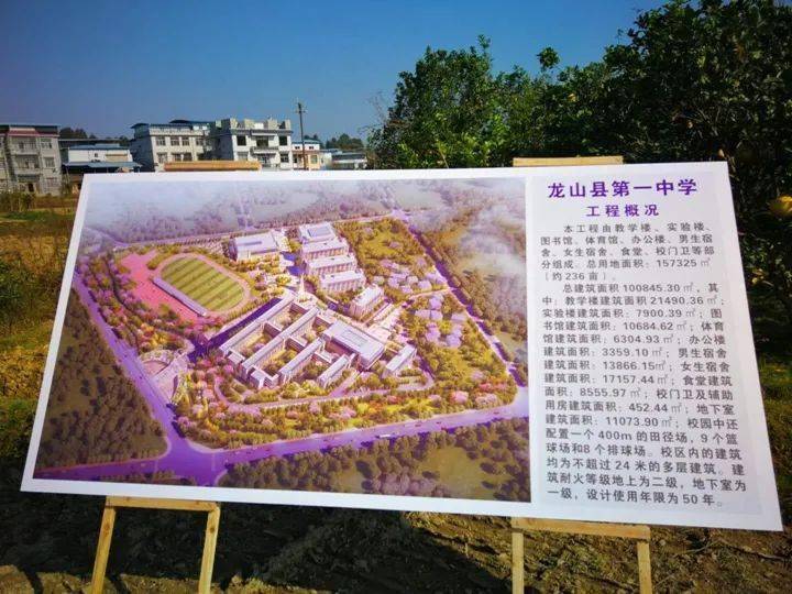 湖南省人大常委会副主任,湘西州委书记叶红专调研龙山县第一中学项目