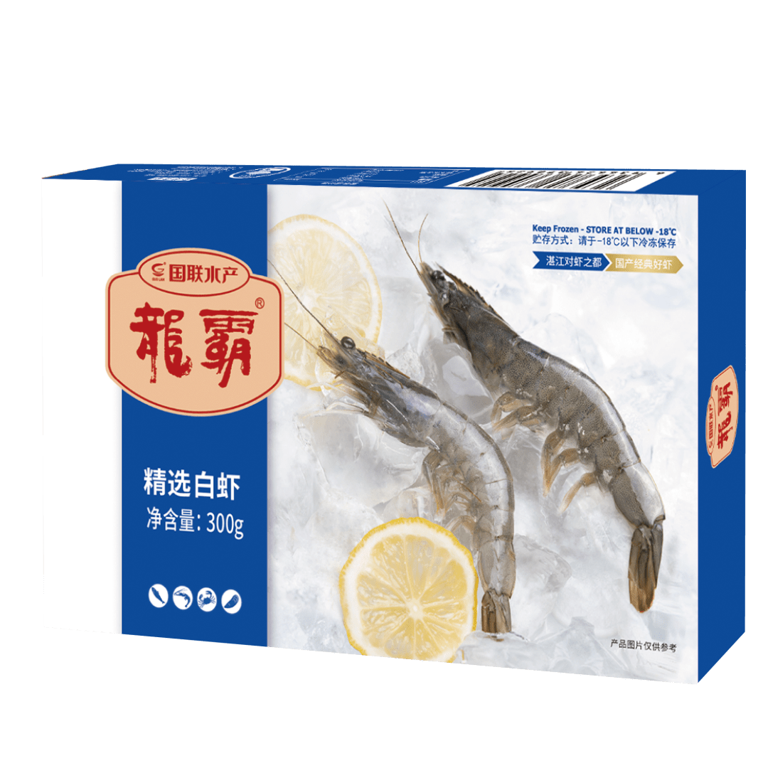 龙霸国产生白虾虾滑免浆黑鱼片肉肉都是特别紧致鲜嫩!口感来说"值了!