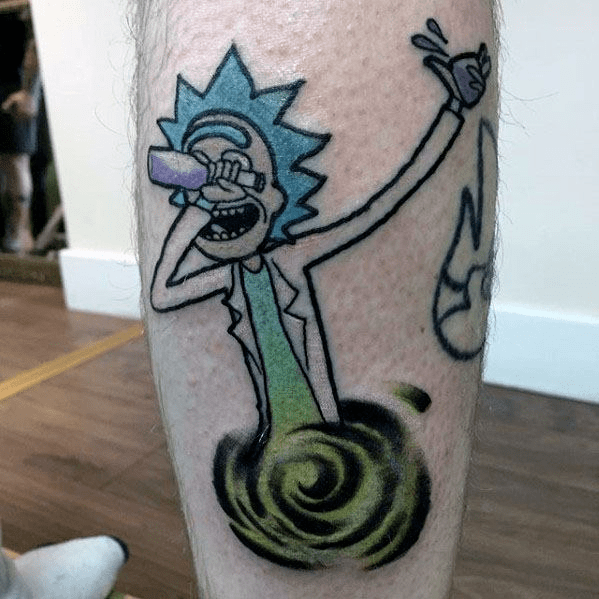 rick and morty 纹身,一场荒诞的狂欢