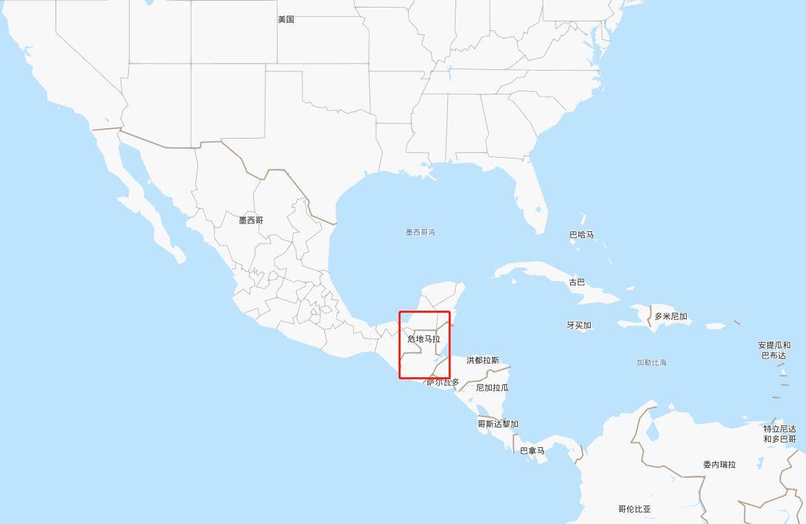 危地马拉位置图片