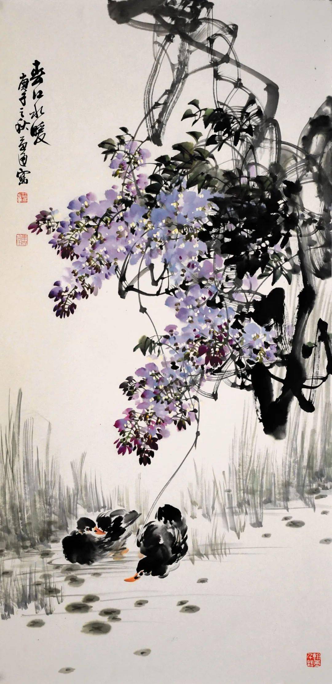 宁德市艺术馆约彩墨寄情林金定师生作品展