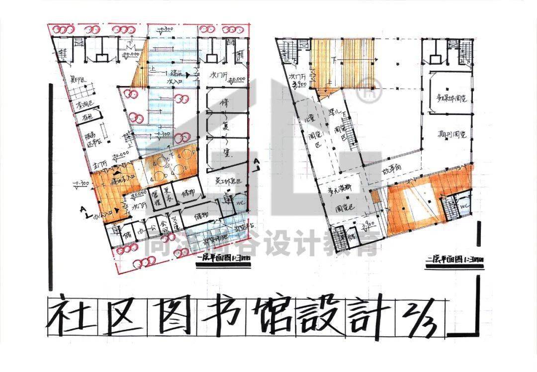 图书馆设计优秀作业图片