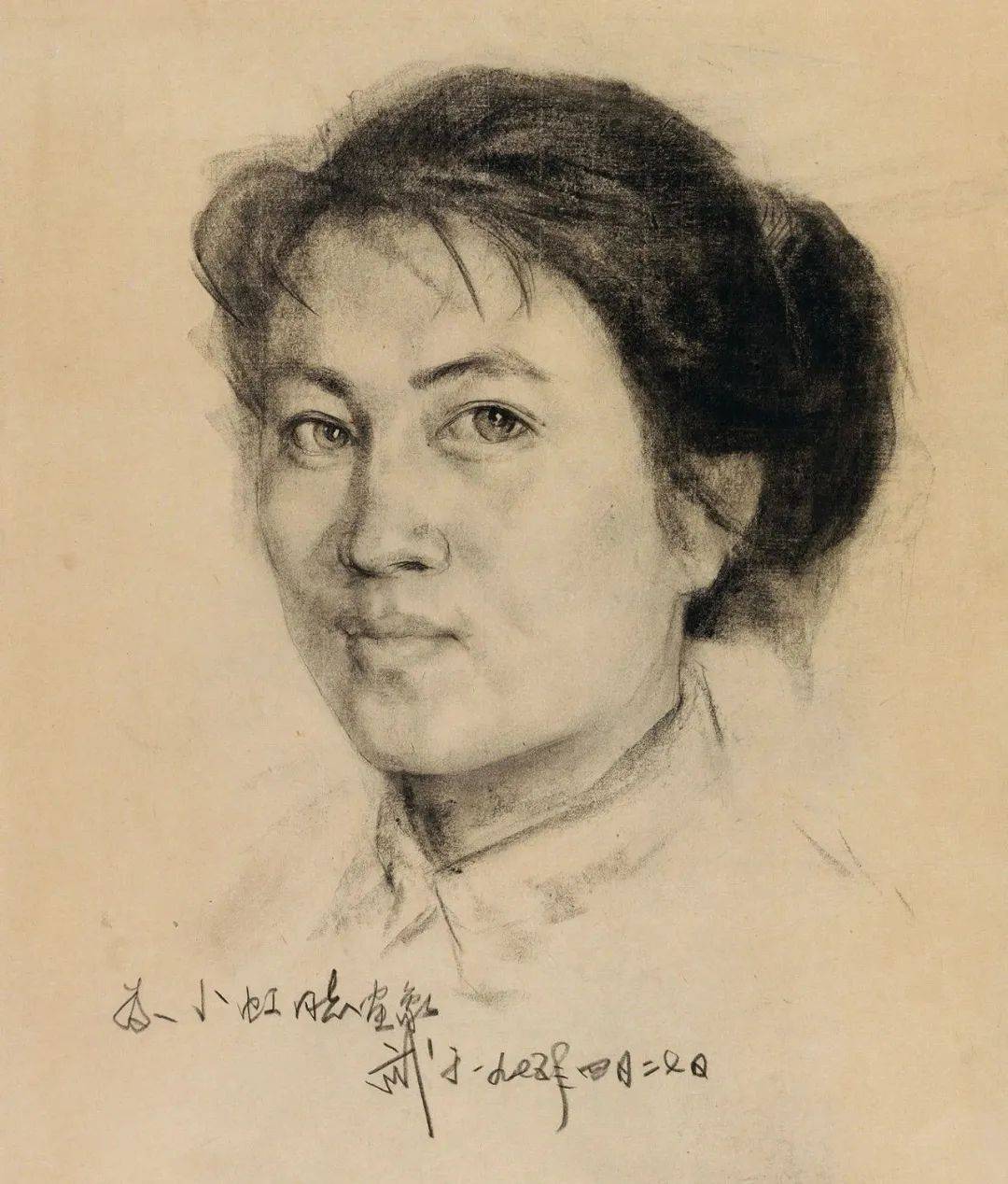 中国国家画院雕塑院院长钱绍武素描