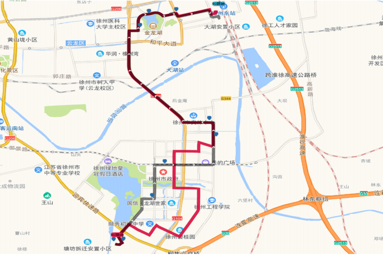 太好了徐州地铁2号线开通这些公交线将优化调整经过你家吗