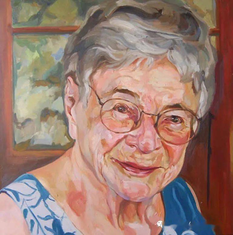 大众艺术网最近系列90至100岁老人的肖像美国现代肖像女画家珍妮