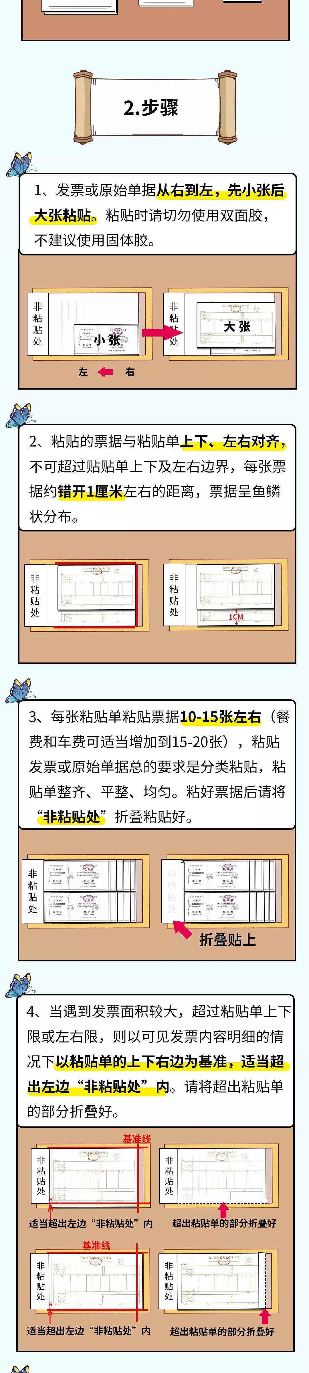 贴凭证时,如何快速搞定大叠发票?老会计的方法太简单了!