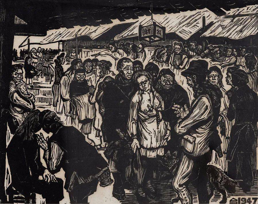 每日一画张漾兮人市20201126今日版画