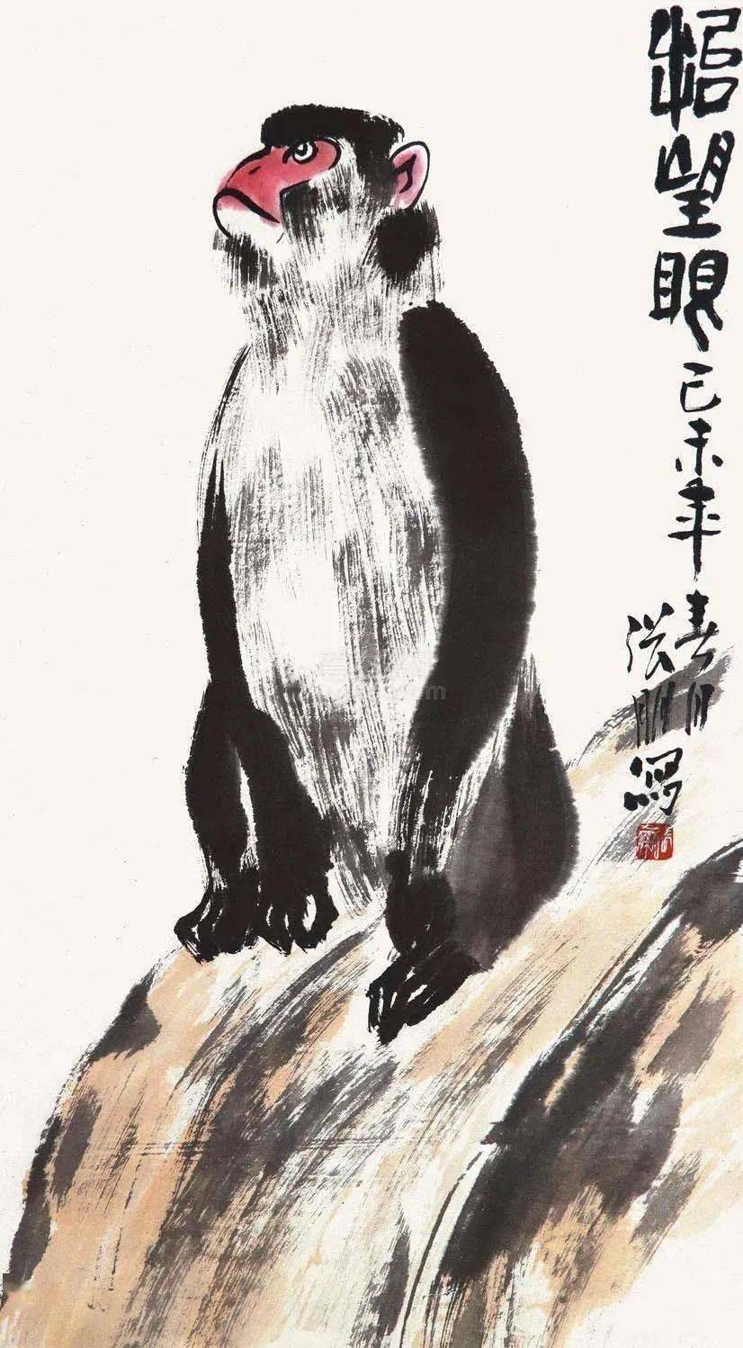这位画家笔下的猴子,绝啦!_张朋
