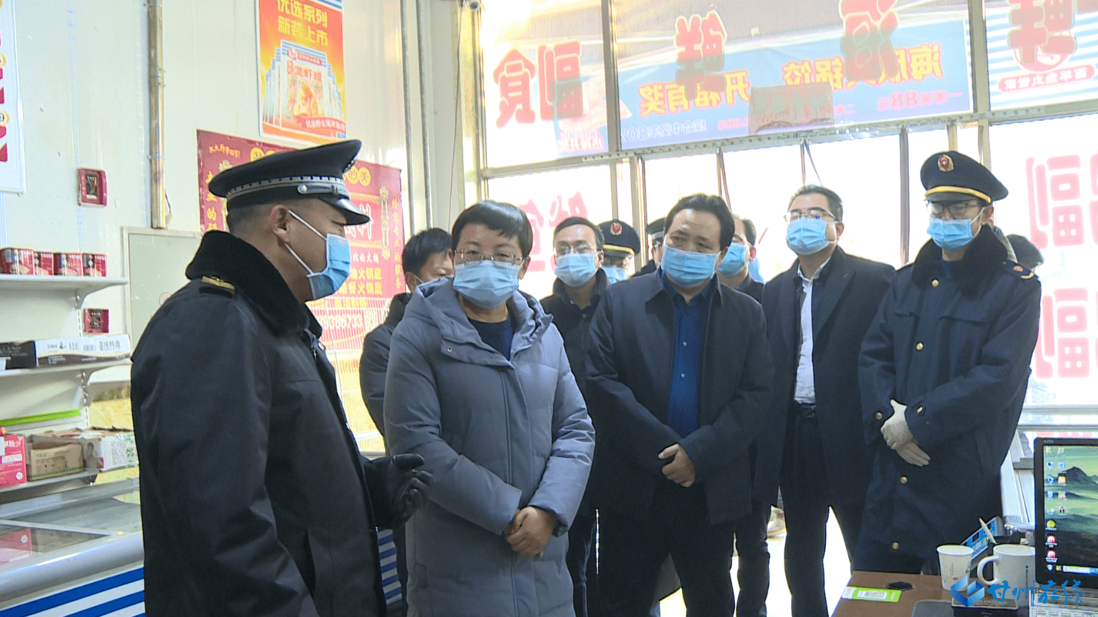 谢青春检查我区疫情防控工作