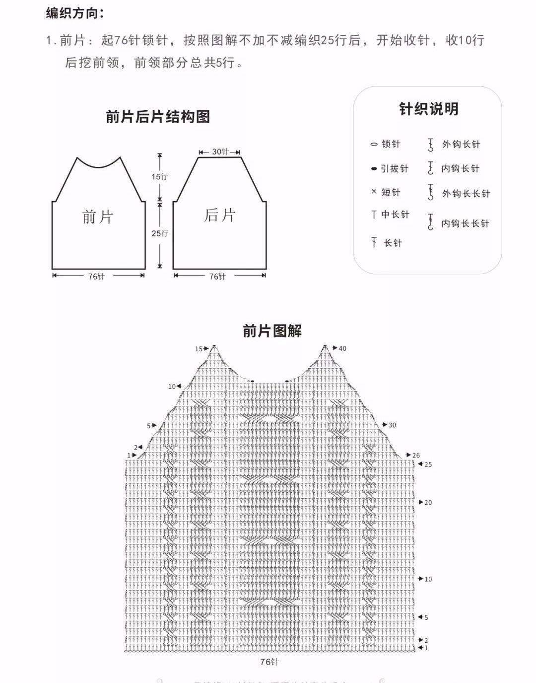 毛衣袖子钩织方法图片