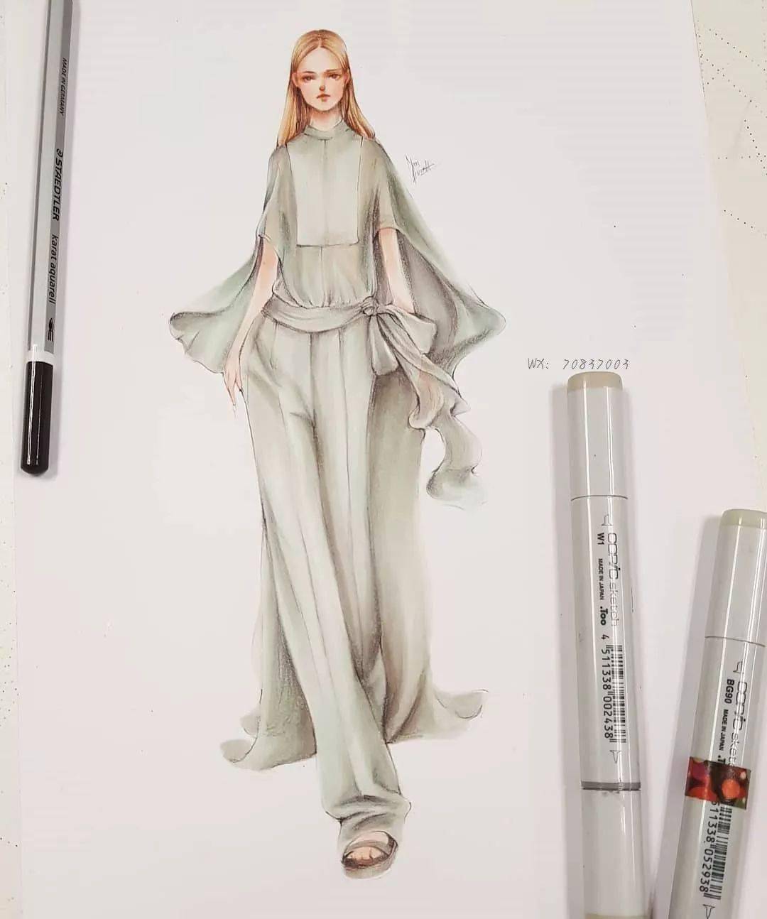 30张服装设计效果图集