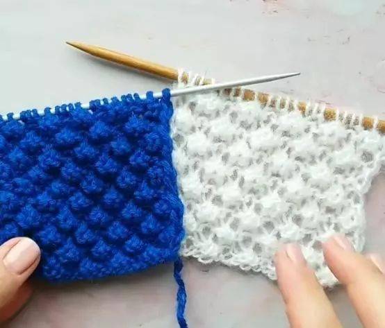 菠萝花编织过程,简单几步就完成,织毛衣选它很不错