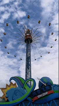 阿熊乐园打卡系列离天空最近的太空飞梭