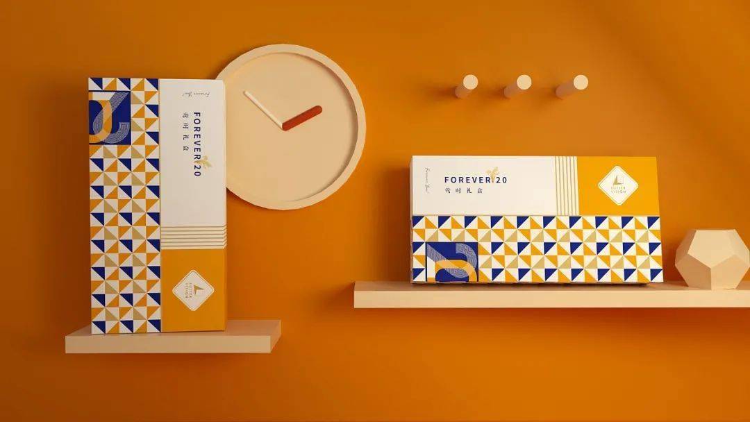 曲奇礼盒包装设计这颜色搭配爱了