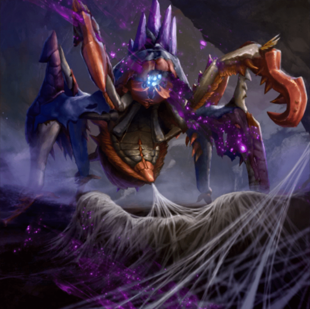 影蜘蛛潜入地下时,角龙会以翅膀拨开地下的沙土岩石,以其细致入微的