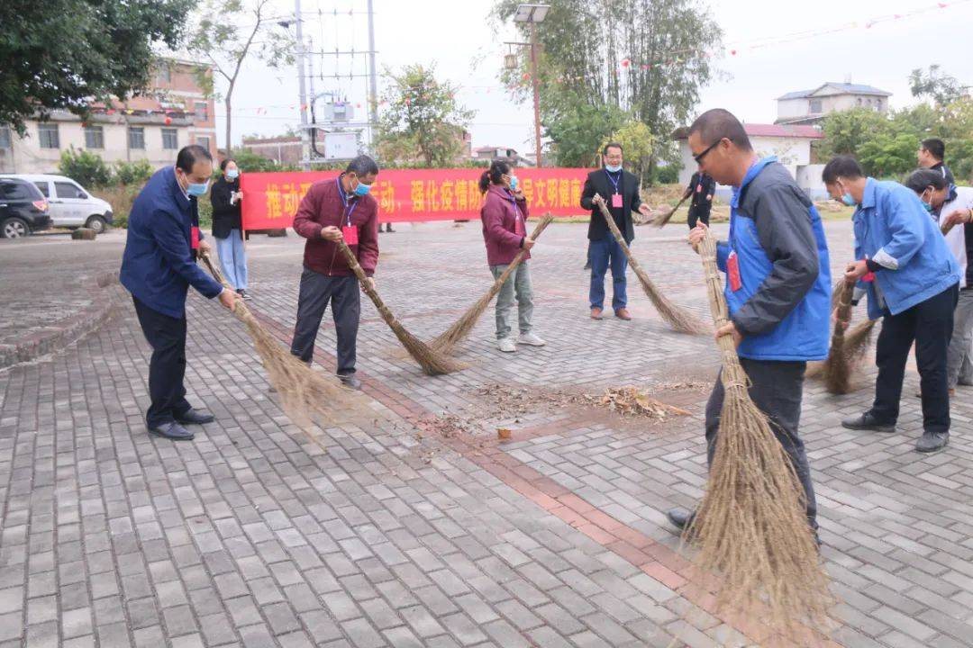 军田人大代表联络站开展推动爱国卫生运动强化疫情防控倡导文明健康